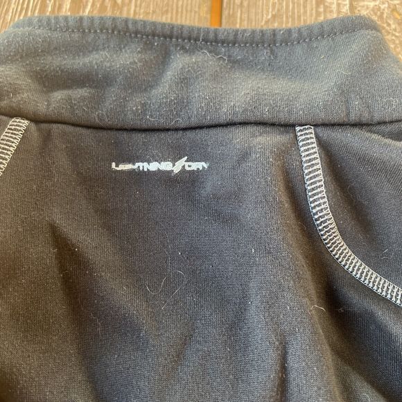 New Balance NB Lightning Dry Black Mens Quarter 1/4 Zip Lined Pullover Large L - Picture 5 of 6
